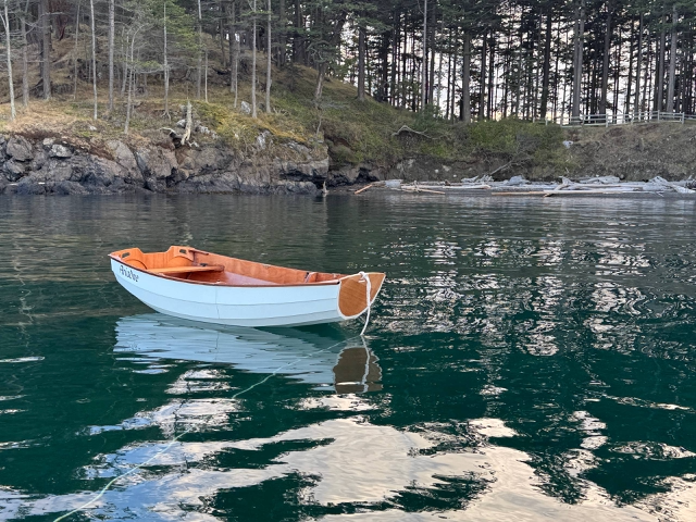 Ariadne, floating off the East bay of James Island.