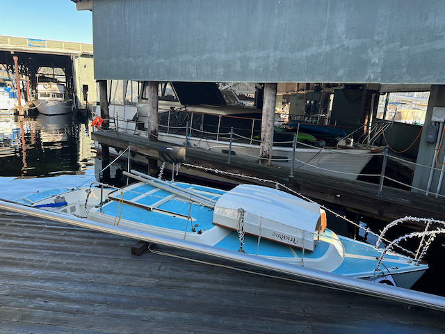 Ariadne on the Foredeck.